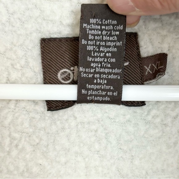 Oneill Mens Grey Extra Large Over Coat Jacket Lined Flannel 100% Cotton Outdoor - Picture 6 of 11